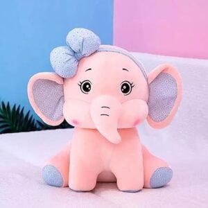 Bow Elephant Soft Toys - 55 cm