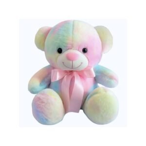 Rainbow teddy bear 55cm height